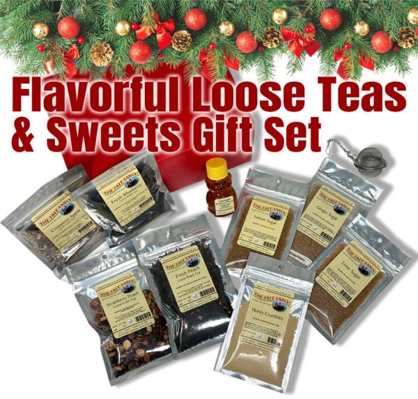 --- Save 50% Online - Flavorful Tea & Sweets Sampler in Gift Box