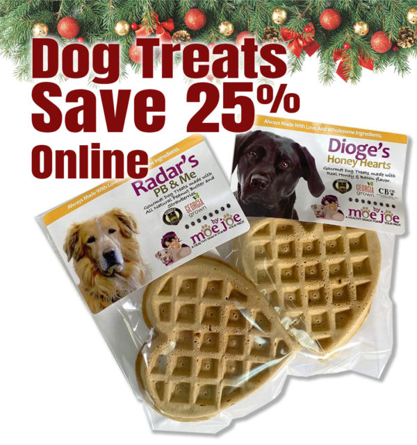 `  Save 25% Online - Munchies by Moe Joe Dog Treats